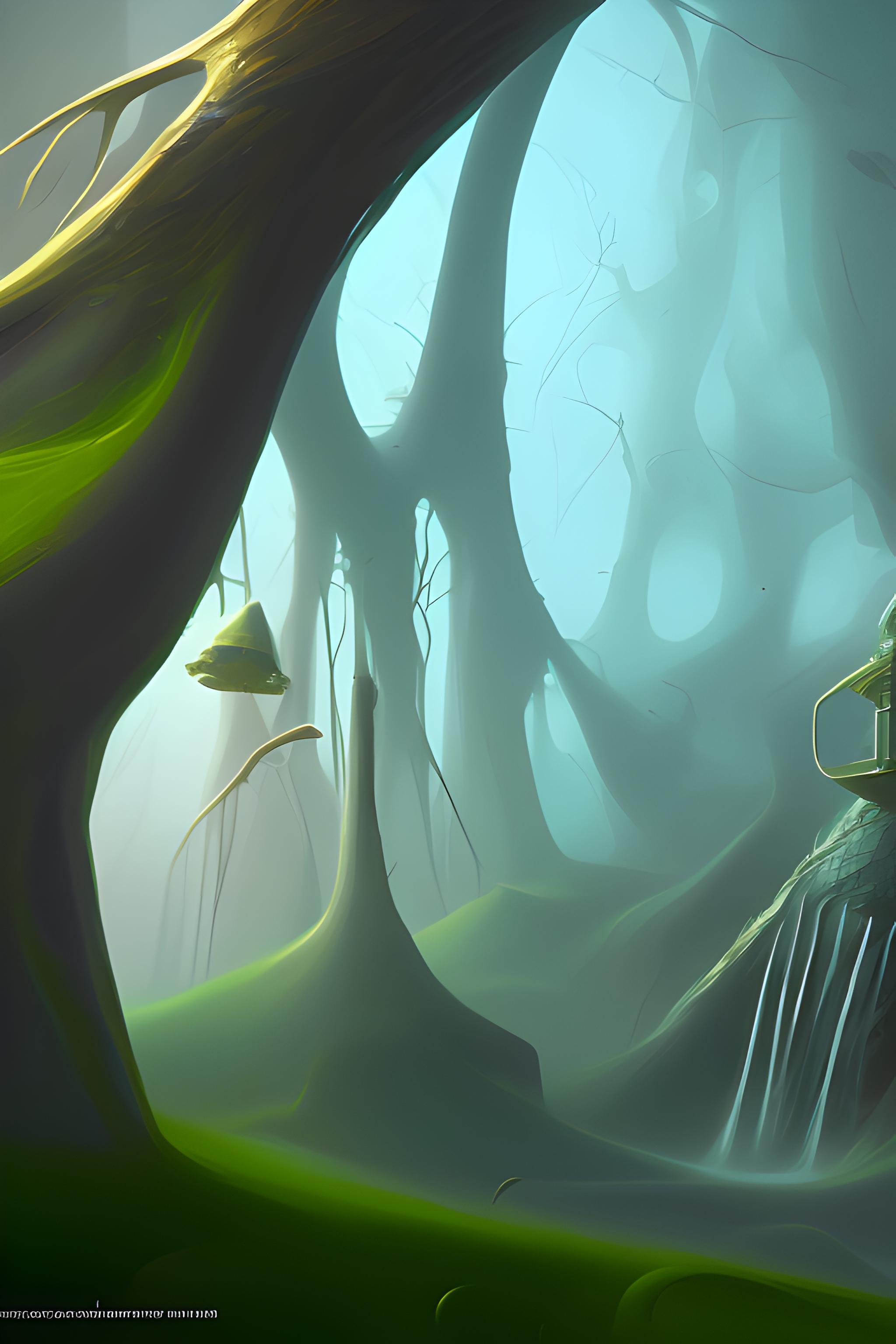 Пингвин идет с рыцарем во льдах